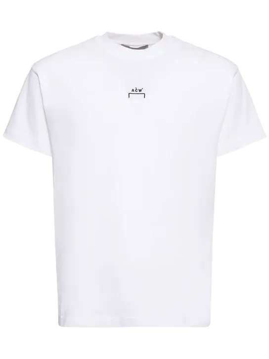 A-COLD-WALL*   Logo print cotton jersey t-shirt 