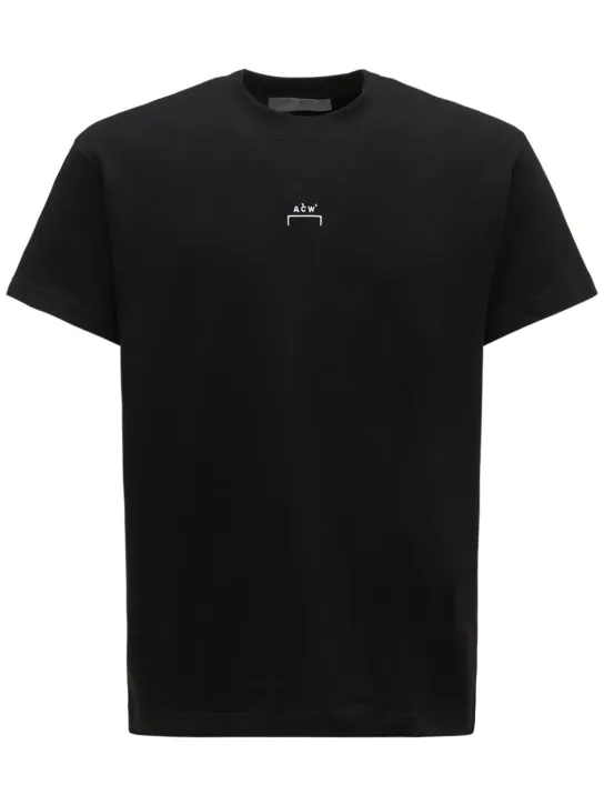 A-COLD-WALL*   Logo print cotton jersey t-shirt 