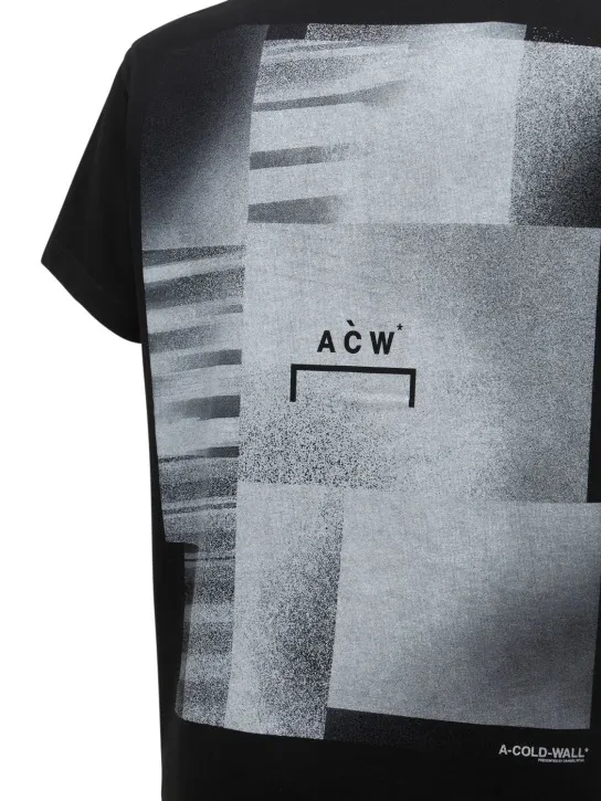 A-COLD-WALL*   Logo print cotton jersey t-shirt 