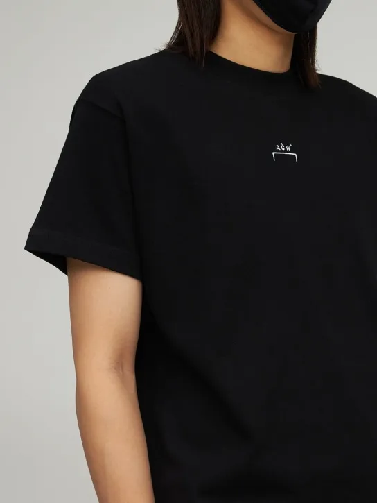 A-COLD-WALL*   Logo print cotton jersey t-shirt 