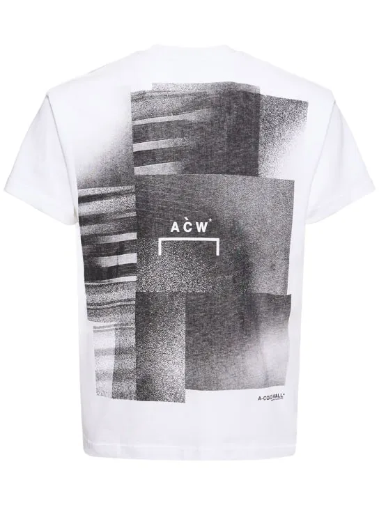 A-COLD-WALL*   Logo print cotton jersey t-shirt 