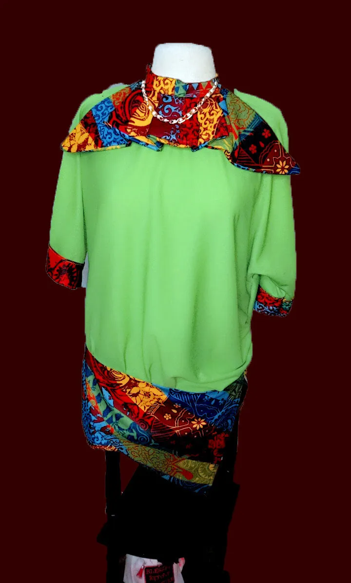 Adamma Shirt Dress with Detachable Jabot