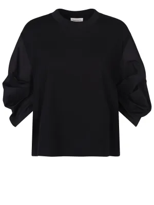Alexander McQueen Crewneck Puff Sleeved Jumper