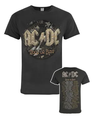 Amplified AC/DC Rock Or Bust Men's T-Shirt