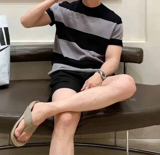 Antonios o-neck striped summer t-shirt