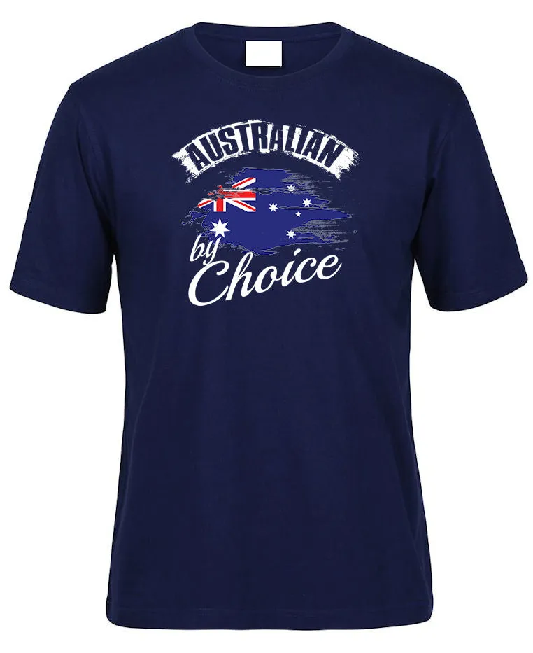 Australian By Choice Adults Citizenship T-Shirt (Colour Choices)