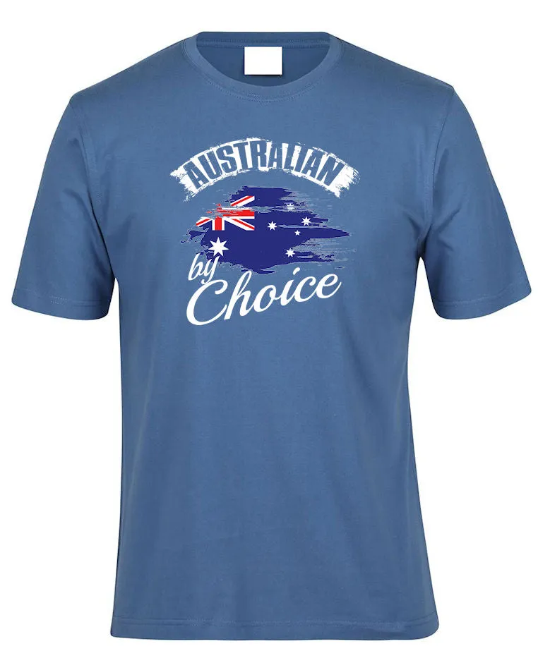 Australian By Choice Adults Citizenship T-Shirt (Colour Choices)