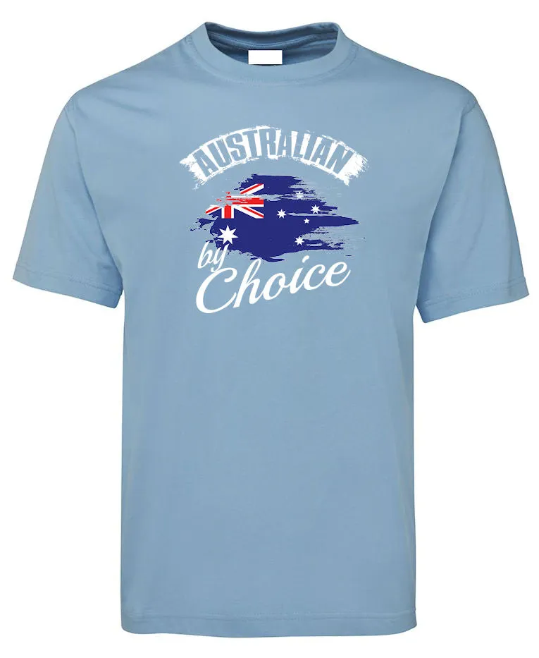 Australian By Choice Adults Citizenship T-Shirt (Colour Choices)