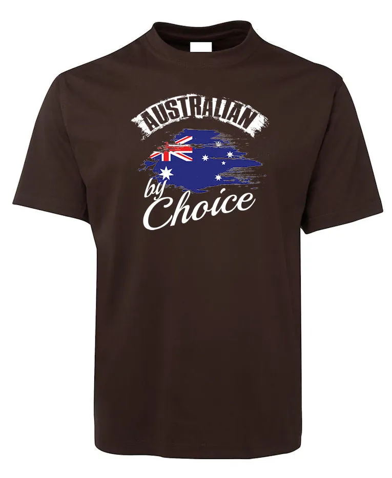Australian By Choice Adults Citizenship T-Shirt (Colour Choices)