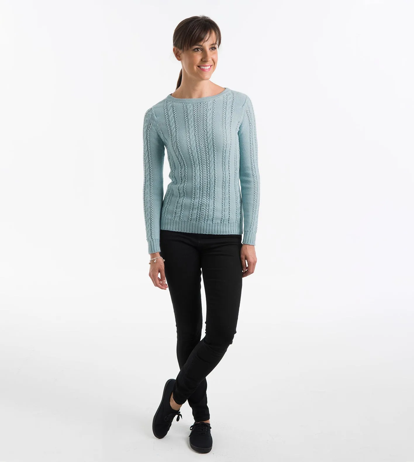 Baby Alpaca Wool Cable Jumper