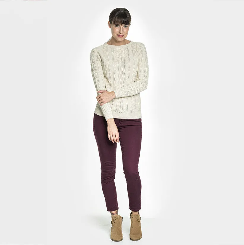 Baby Alpaca Wool Cable Jumper