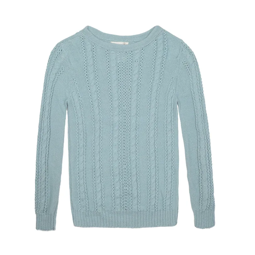 Baby Alpaca Wool Cable Jumper