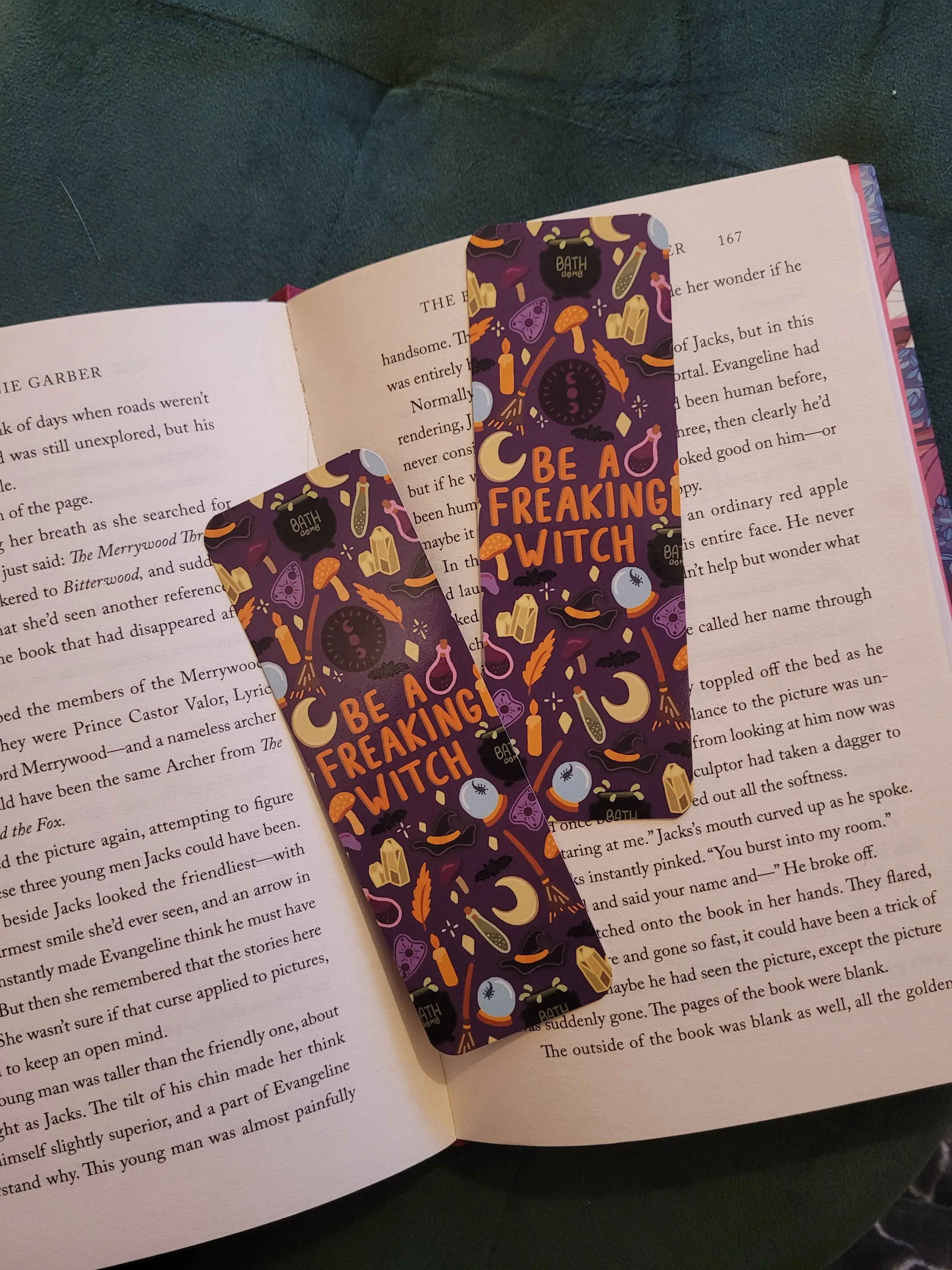 Be a freaking witch bookmark