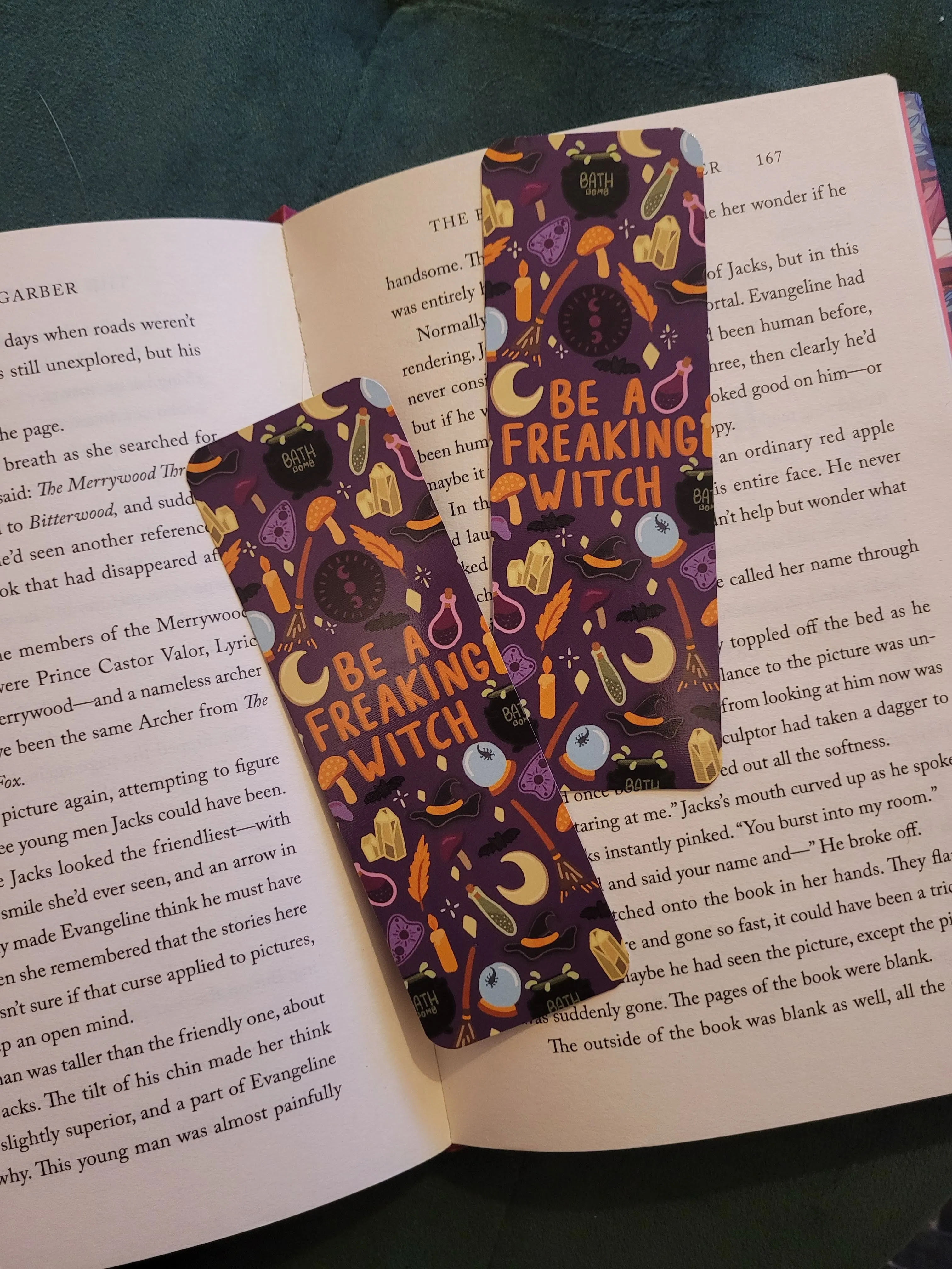 Be a freaking witch bookmark