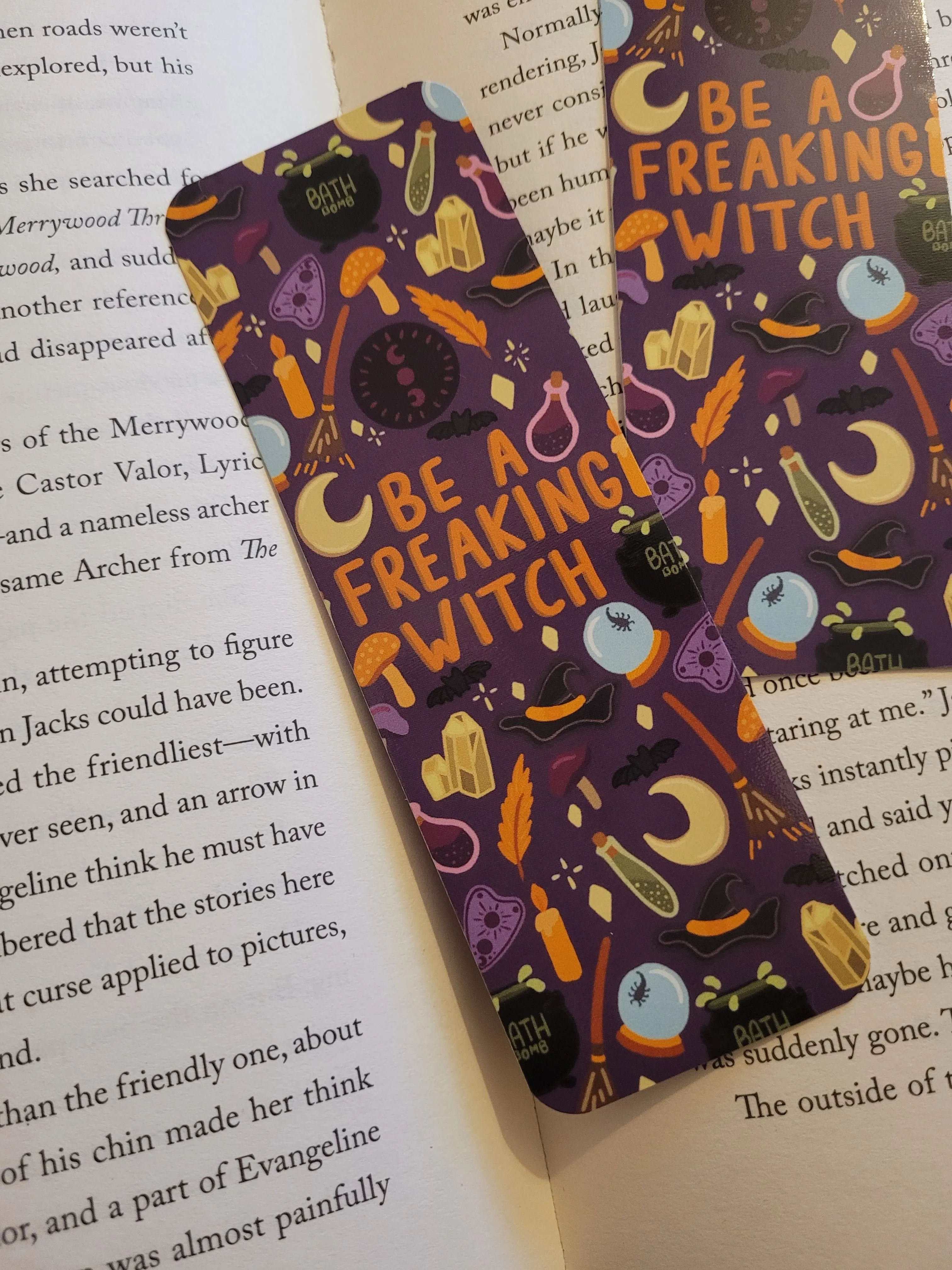 Be a freaking witch bookmark