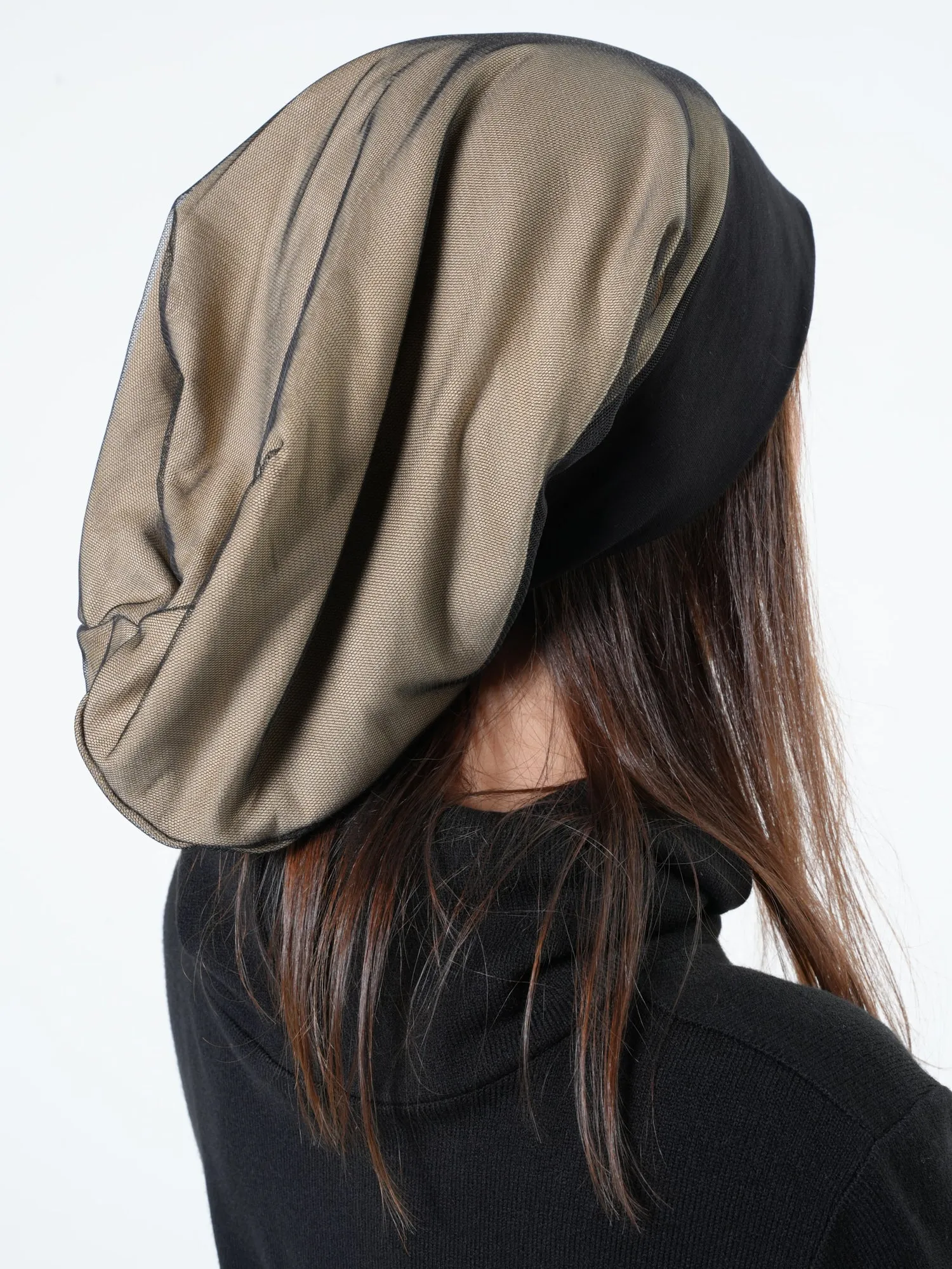 Beanies With Tulle Layer Set