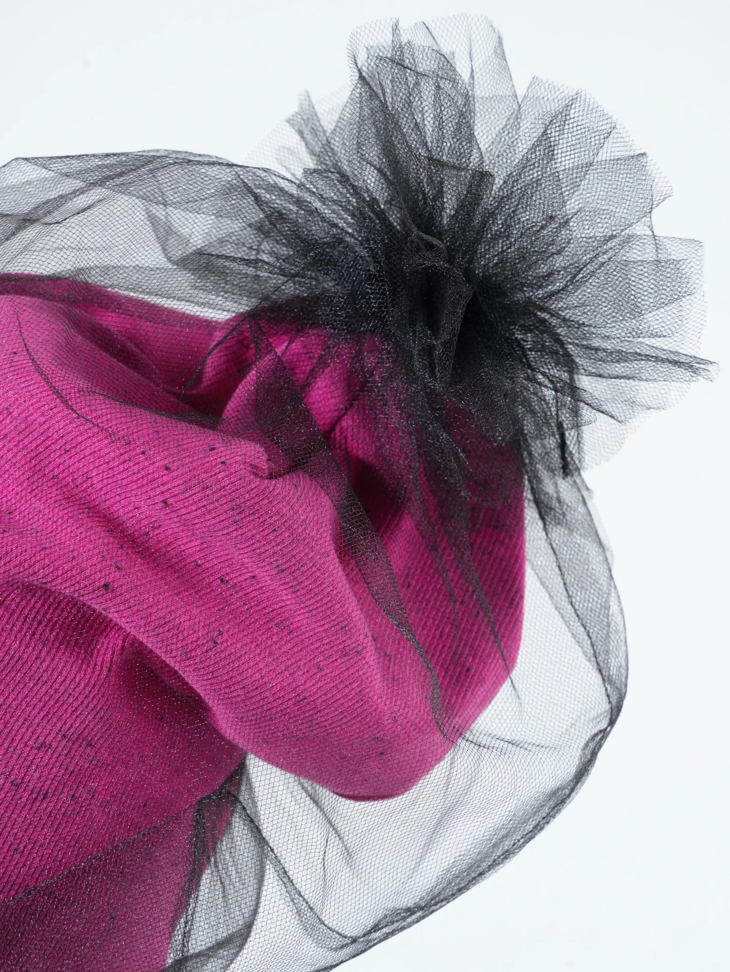 Beanies With Tulle Layer Set