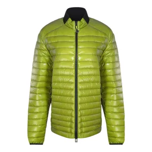 Belstaff Airframe Neon Yellow Shiny Down Filled Jacket