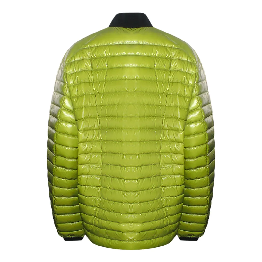 Belstaff Airframe Neon Yellow Shiny Down Filled Jacket