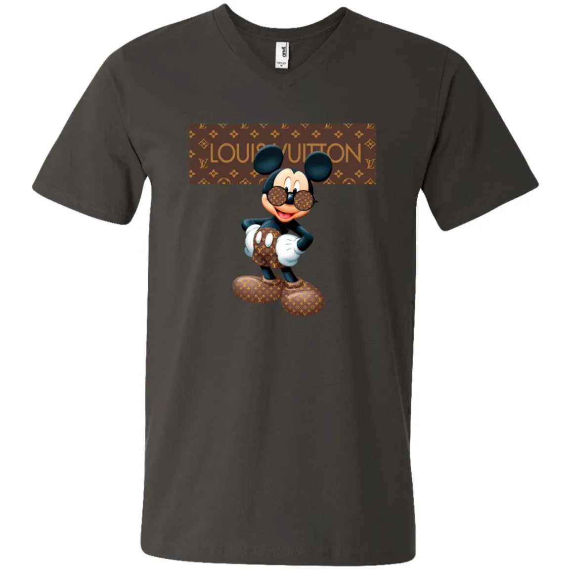 Best Louis Vuitton Mickey Mouse Shirt Men V-Neck T-Shirt