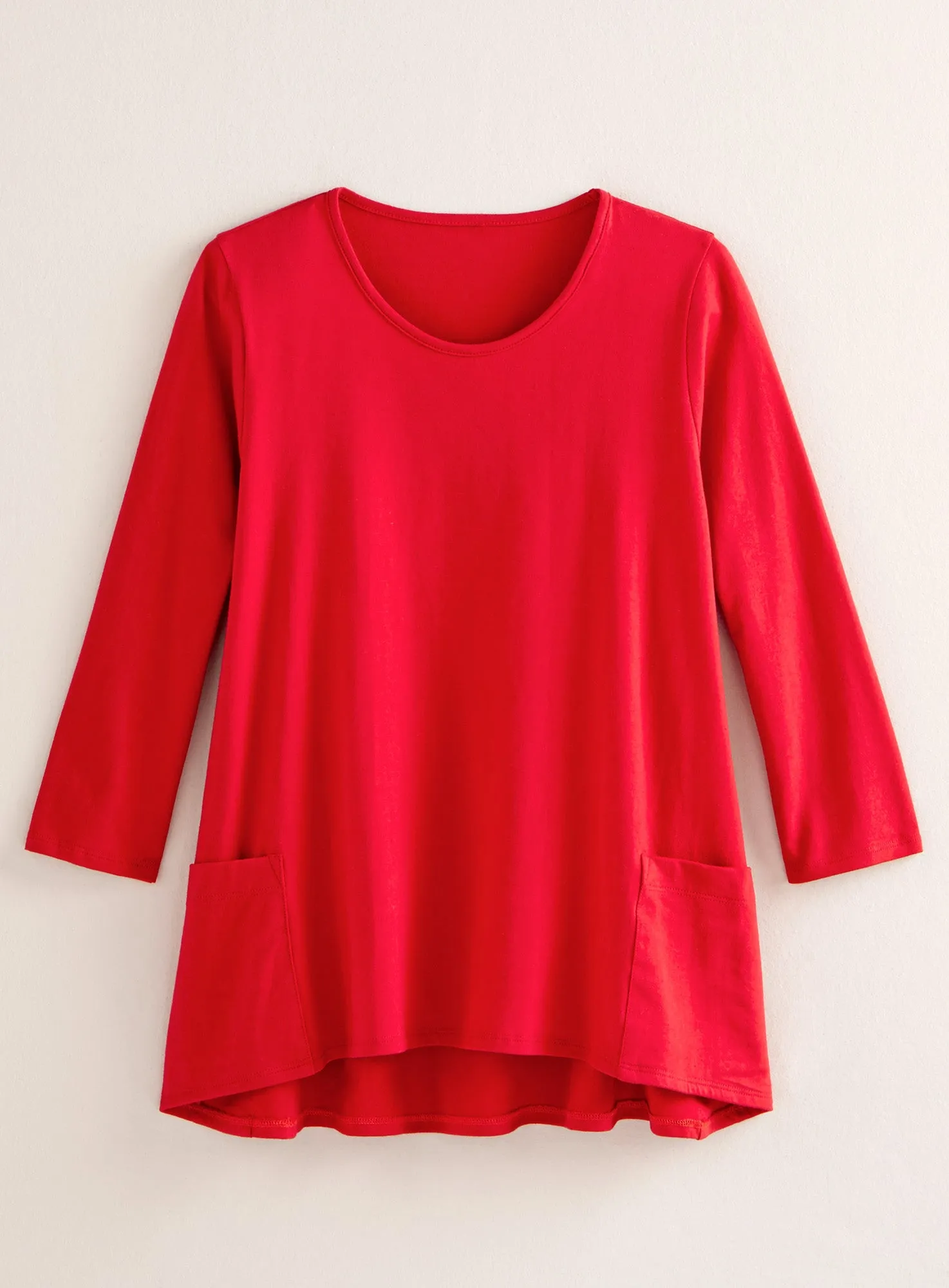 Beyond Basic Trapeze Top - 3/4 Sleeve FINAL SALE (No Returns)