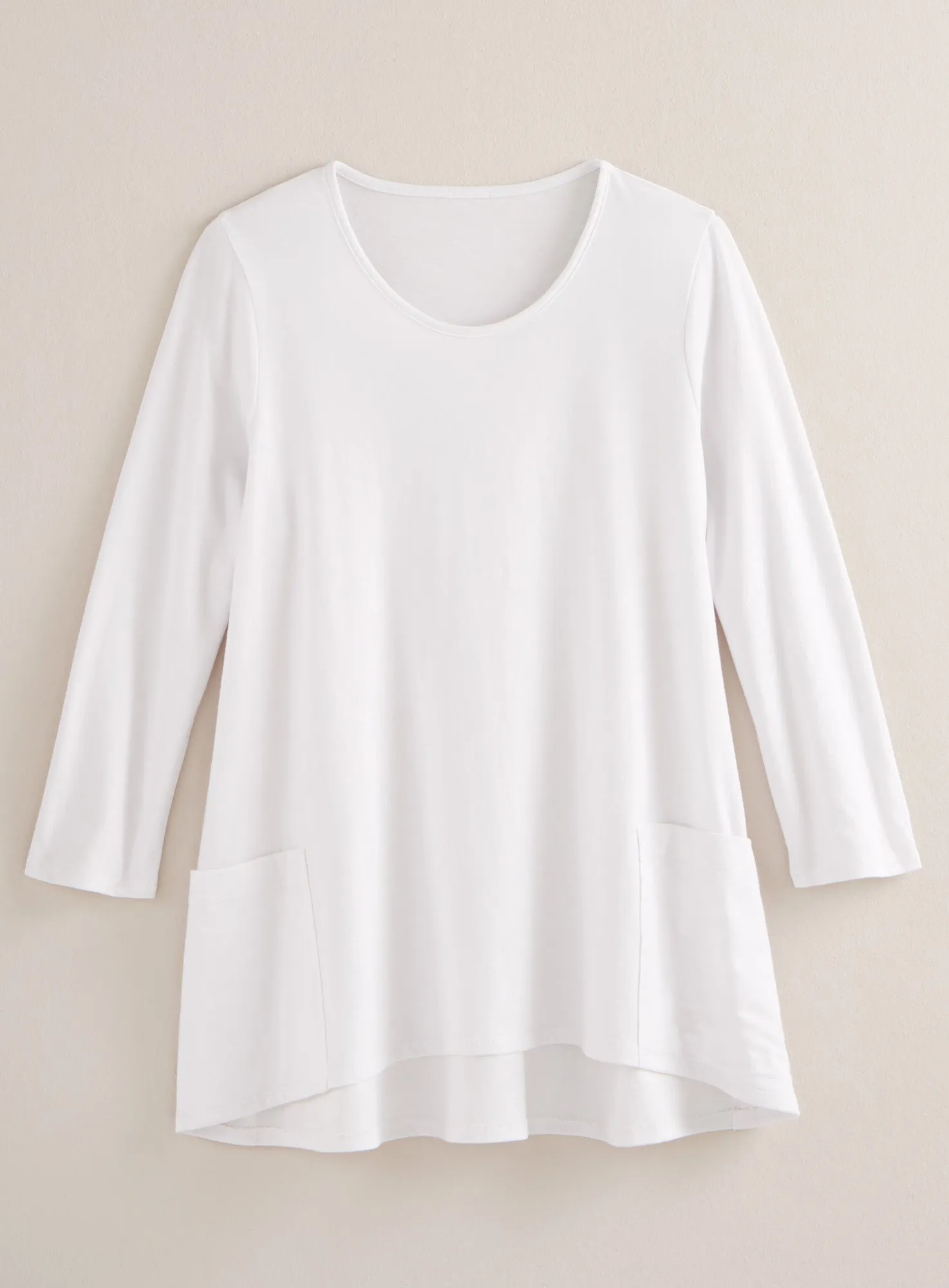 Beyond Basic Trapeze Top - 3/4 Sleeve FINAL SALE (No Returns)