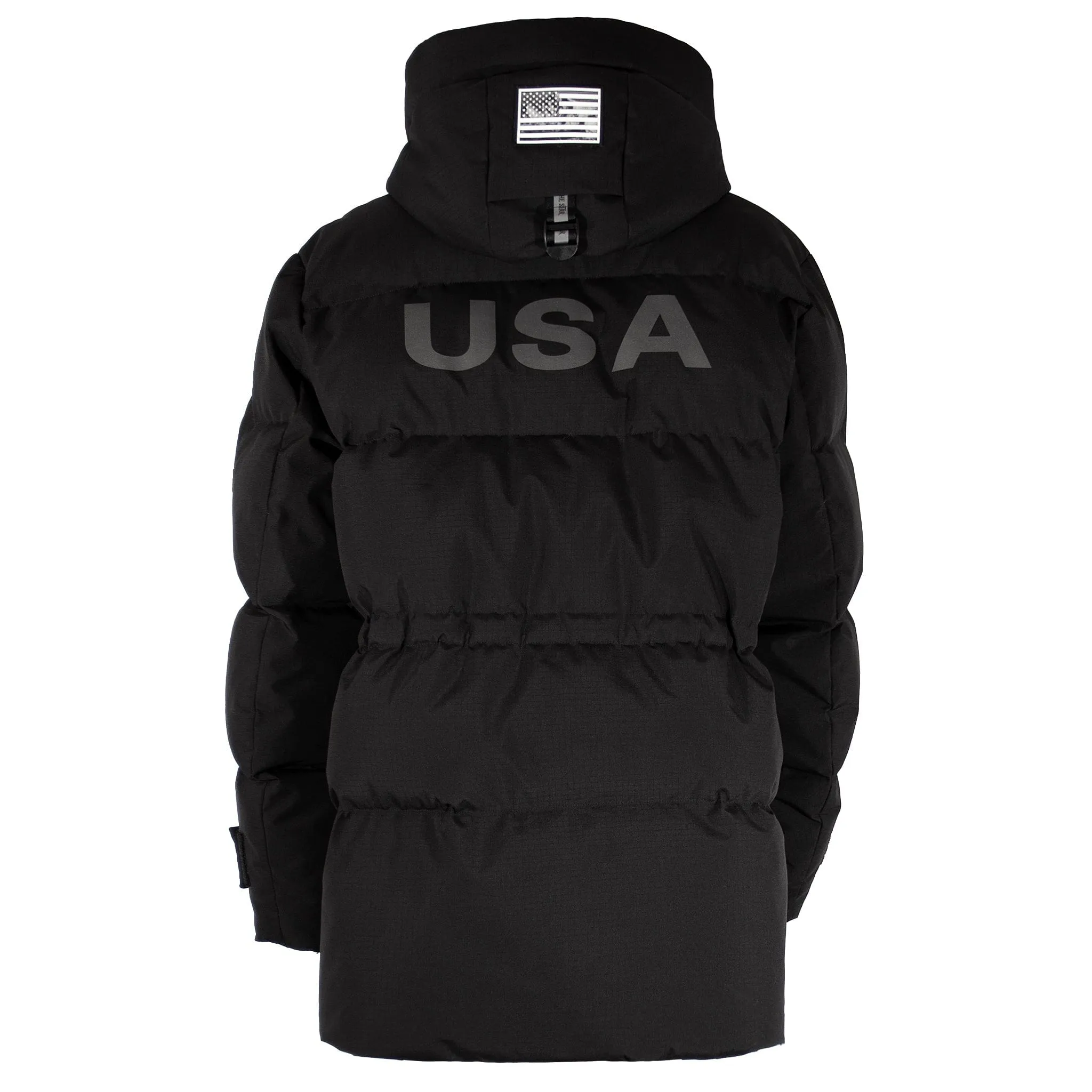 BLACK DOWN JACKET "AMERICAN ANCHORAGE"