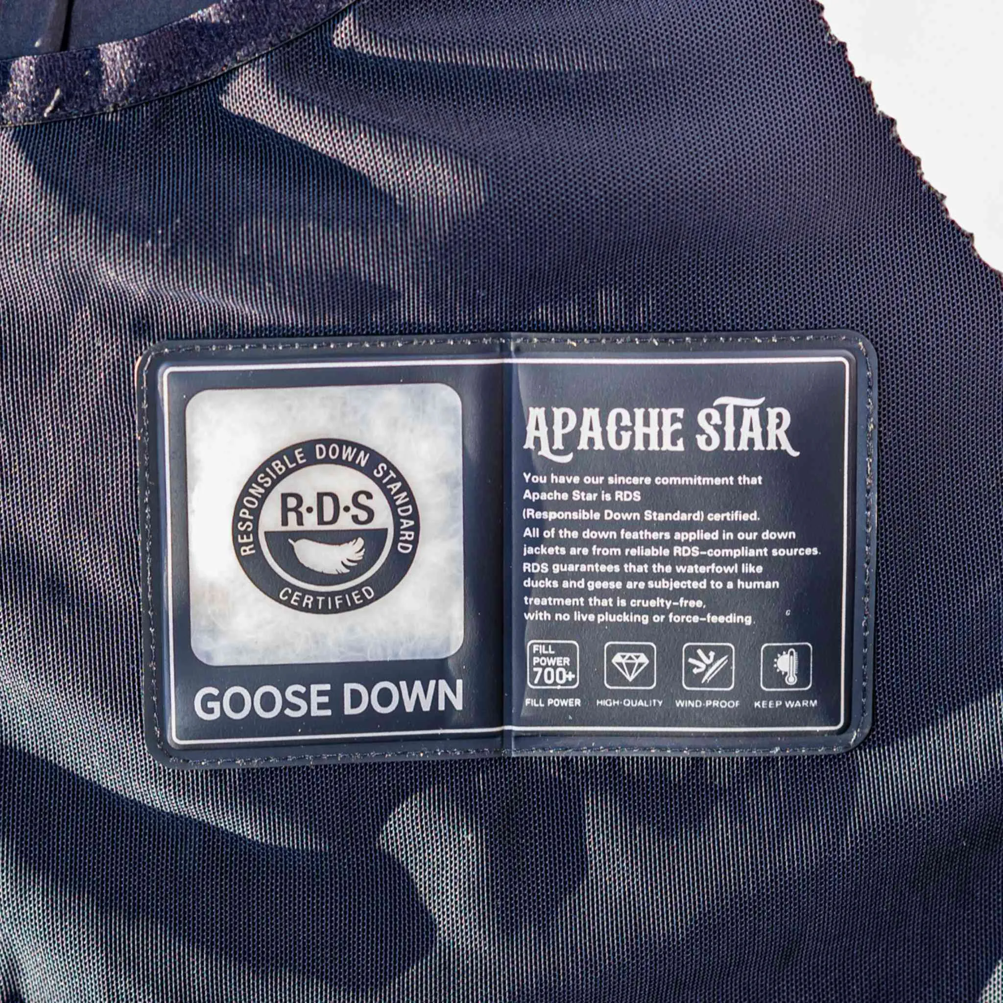 BLACK DOWN JACKET "AMERICAN ANCHORAGE"