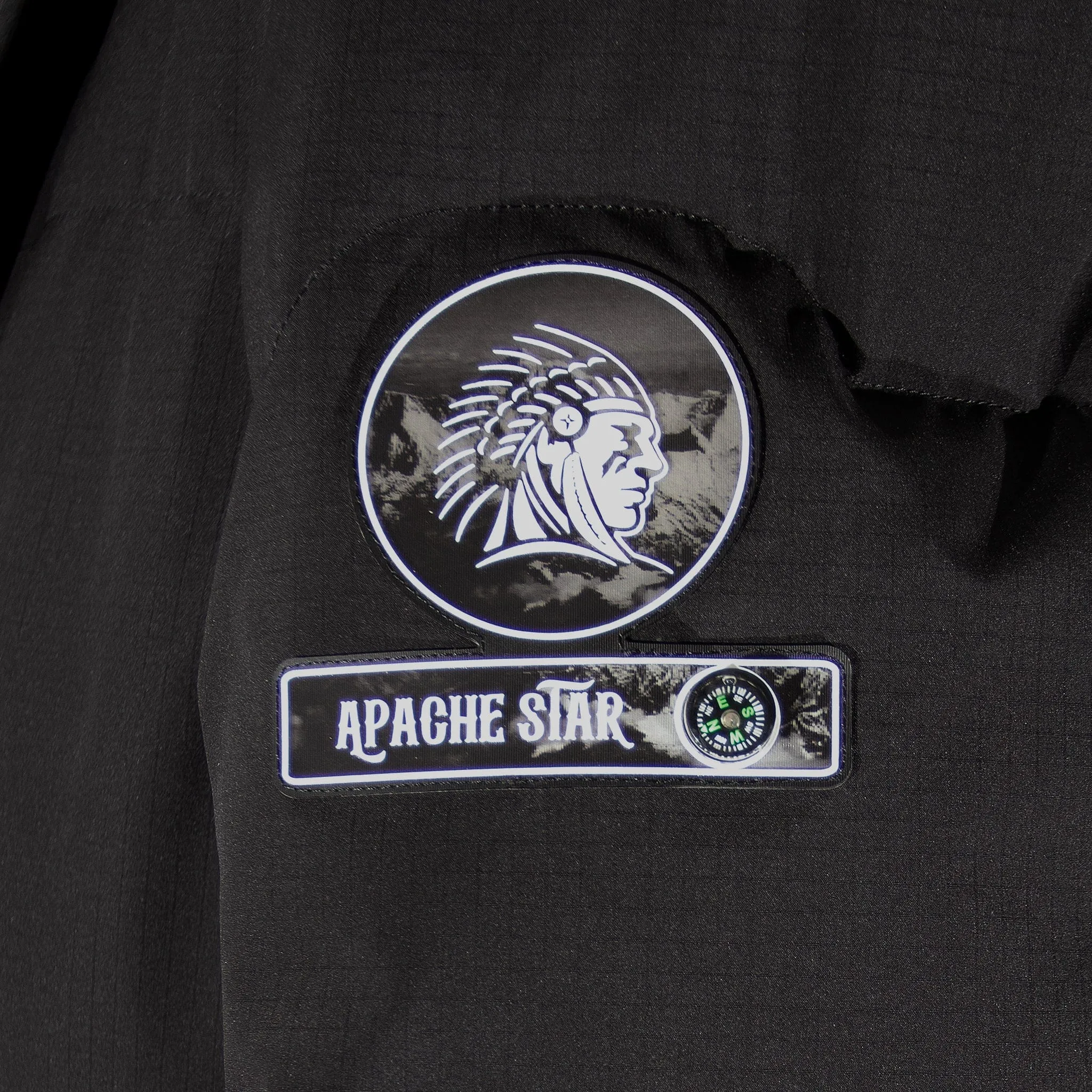 BLACK DOWN JACKET "AMERICAN ANCHORAGE"