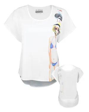 Blood Is The New Black Pelican Bay Women's Sheer Back T-Shirt