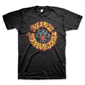 Blue Traveller Circle Cat T-Shirt