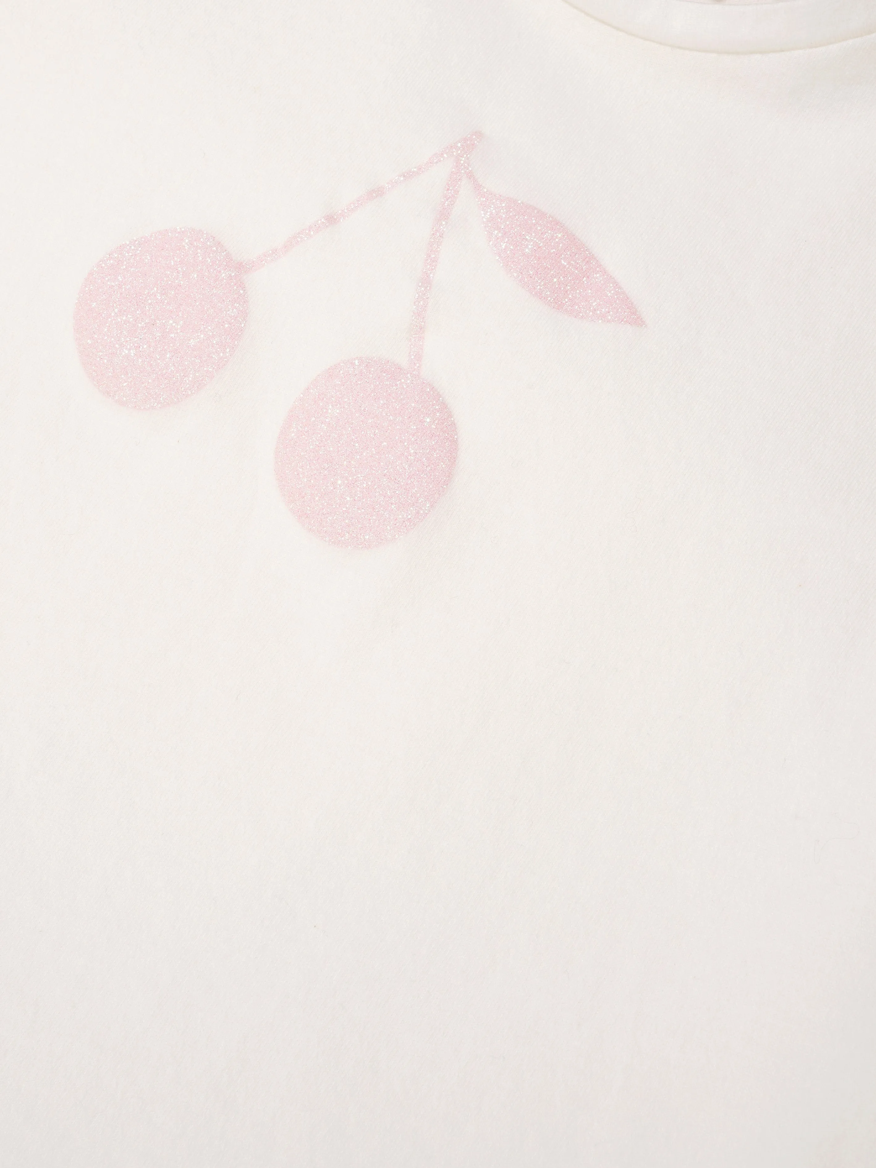 Bonpoint Girls Cherry Cyana T-Shirt in White