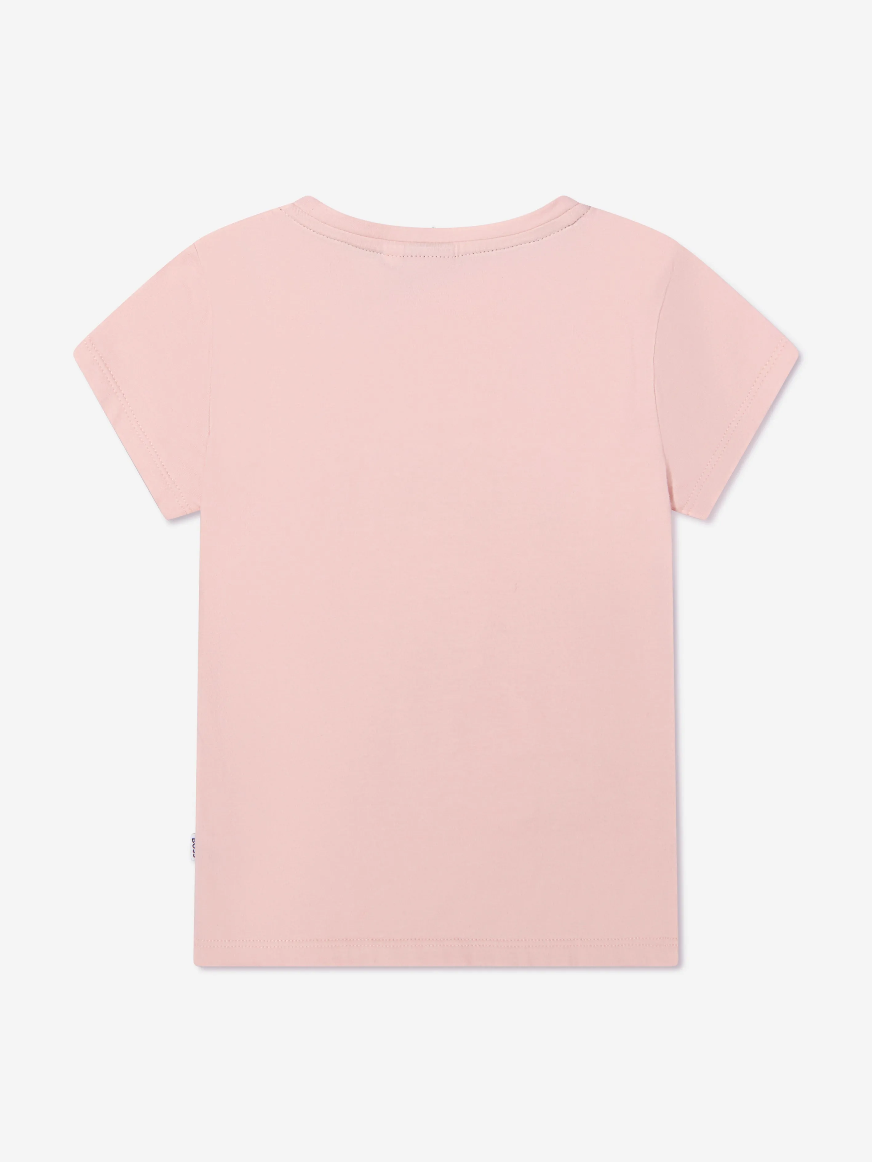 BOSS Girls Logo T-Shirt In Pink
