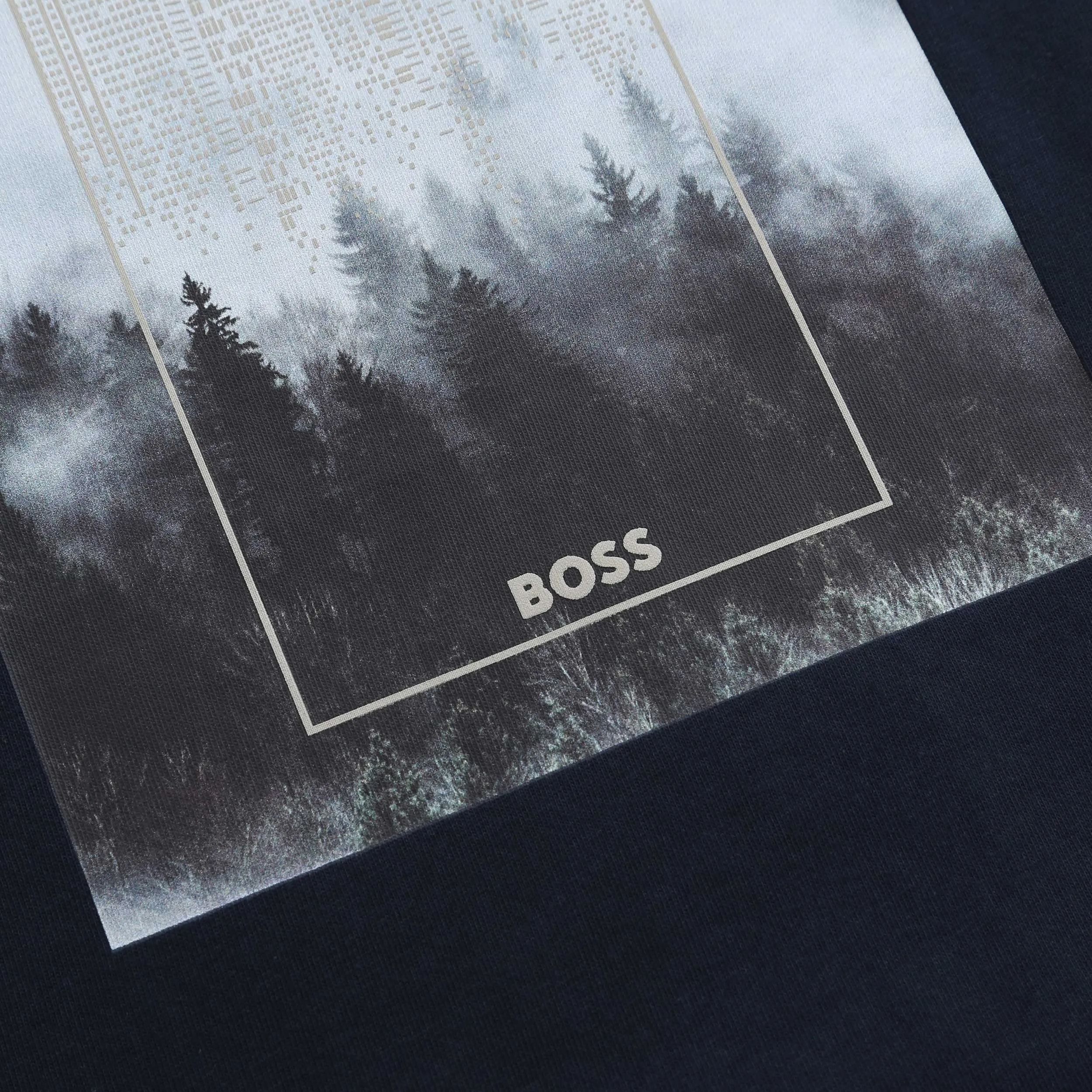 BOSS Te Forest T-Shirt in Navy