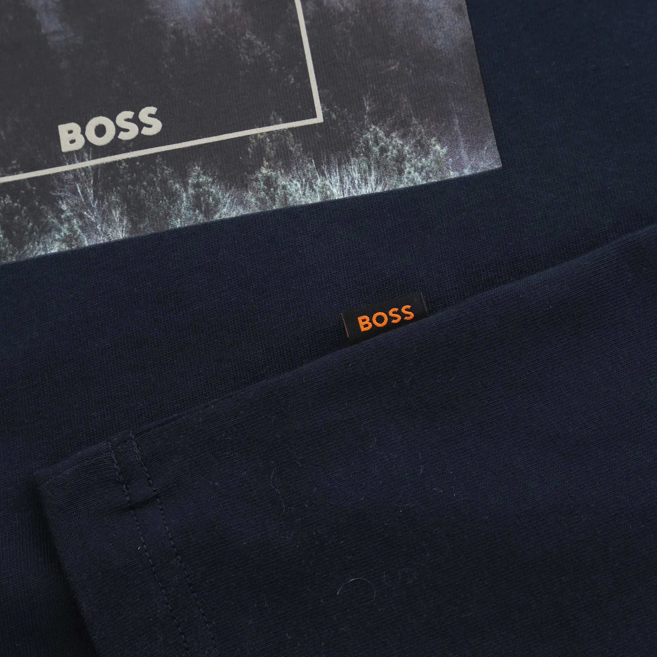 BOSS Te Forest T-Shirt in Navy