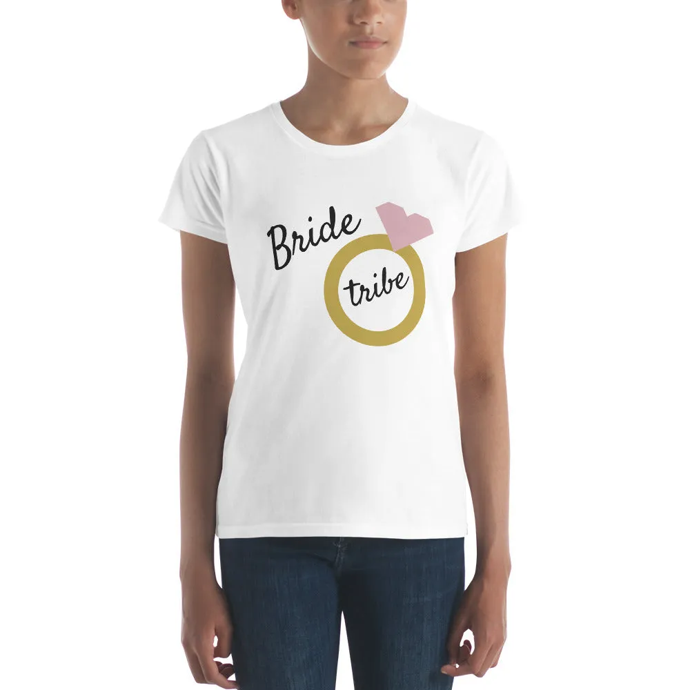 Bride Tribe White Short Sleeve T-shirt