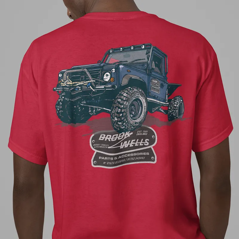 BROOKWELLS (FRONT & BACK PRINT) T-SHIRT