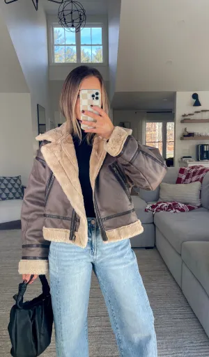 Campbell Faux Suede Jacket