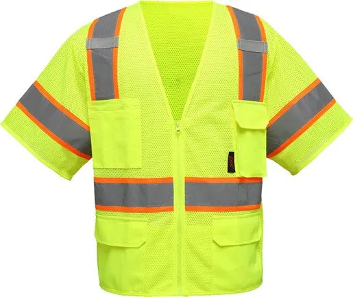 Class 3 Premium Vest with 6 Pockets