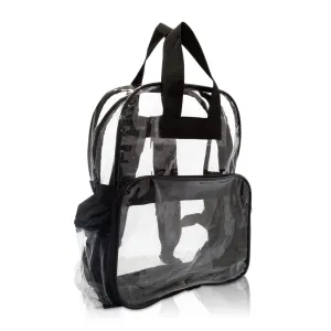 Clear transparent Backpack School Stadium Approved for Concert, Beach, Work, Travel & Sporting
