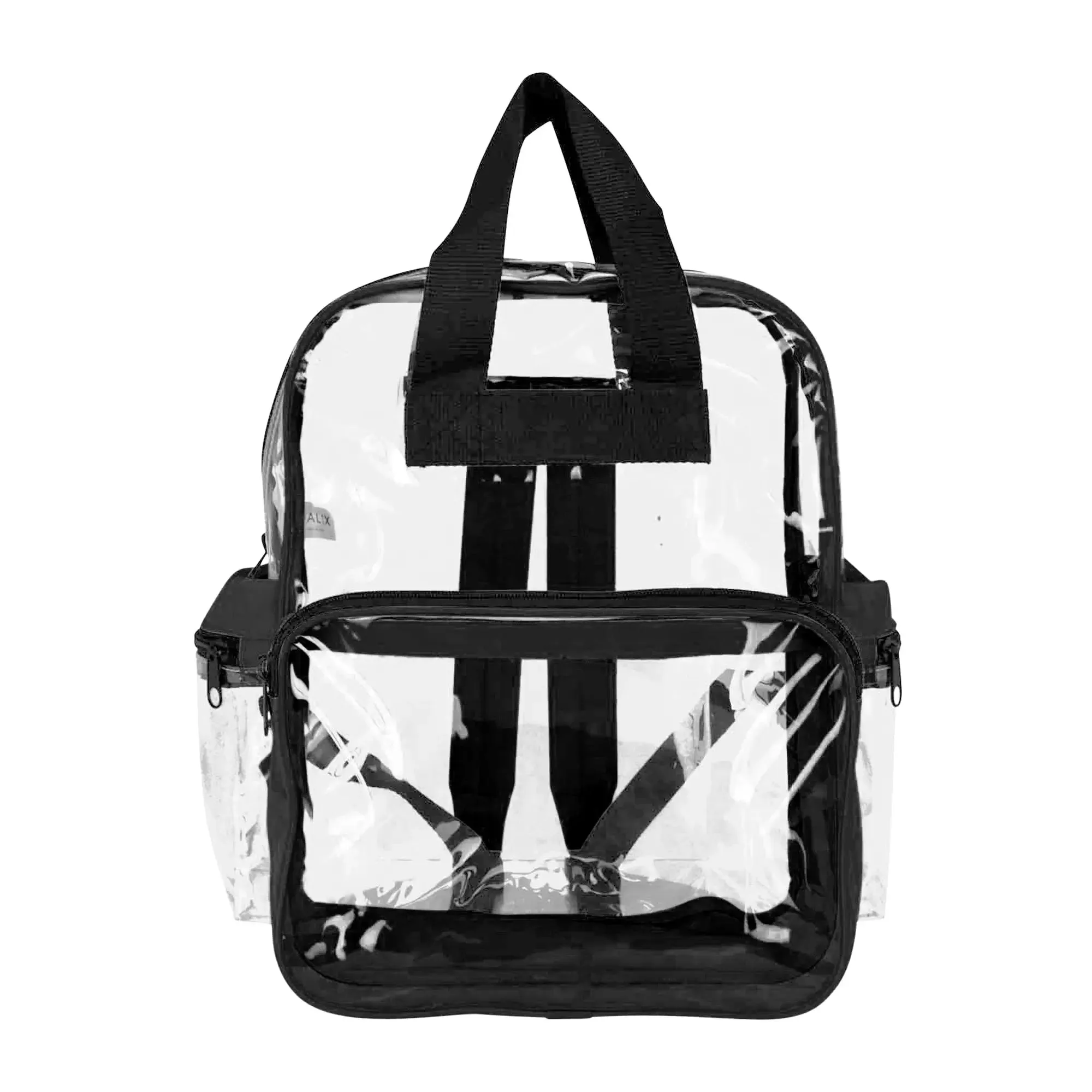 Clear transparent Backpack School Stadium Approved for Concert, Beach, Work, Travel & Sporting