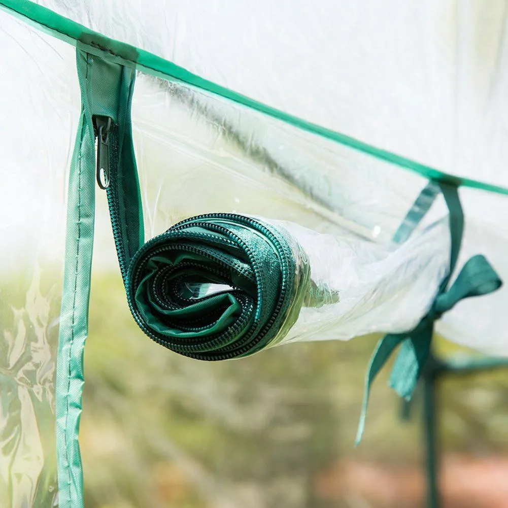 Corrosion-resistant Plant Flowers Cover PVC Greenhouse Cover Waterproof Anti-UV Gardening Protect Plants (without Iron Stand)