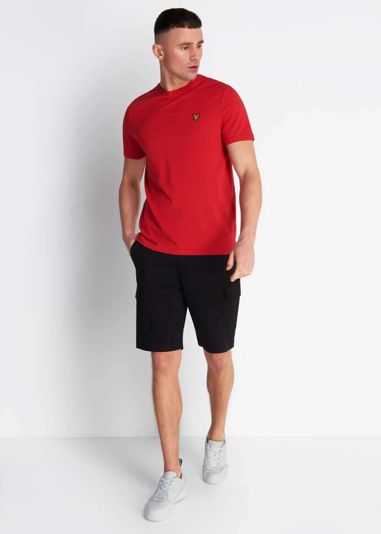 Crew neck t-shirt - gala red