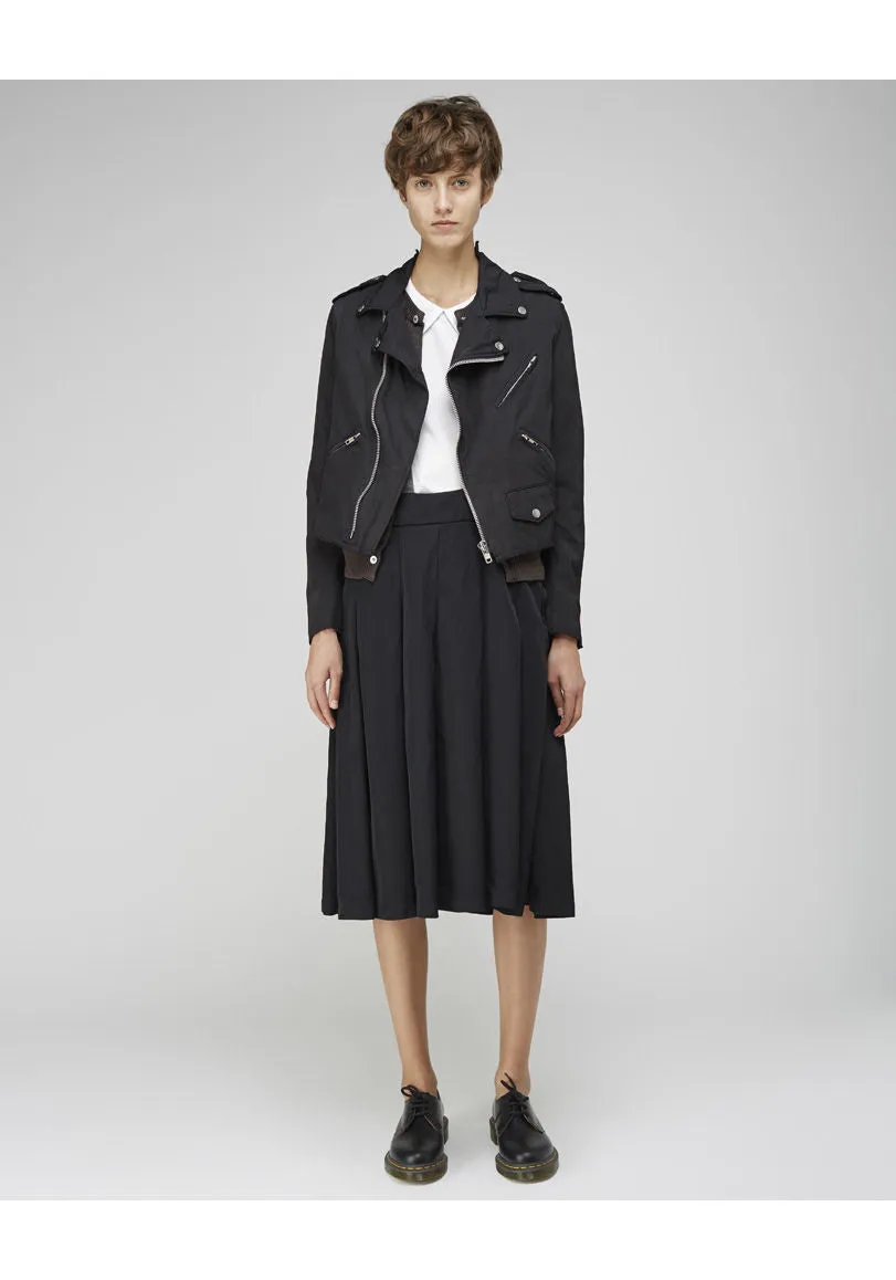 Cropped Moto Jacket
