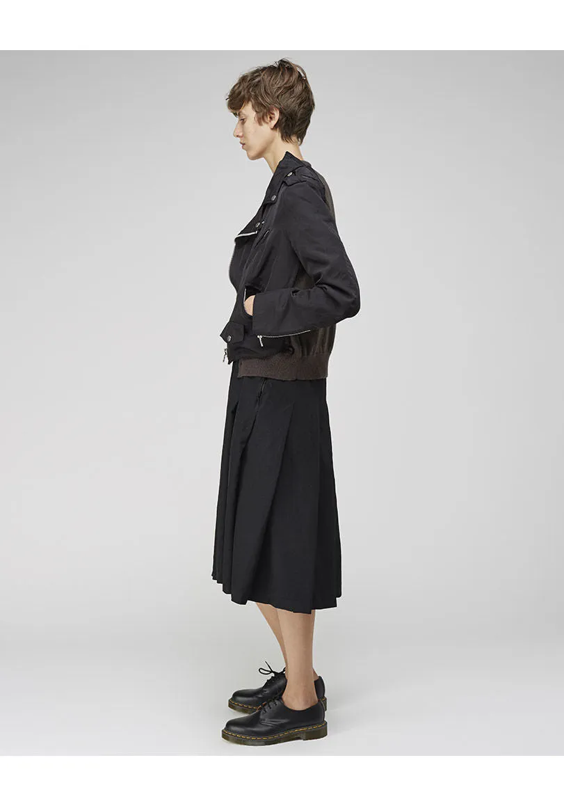 Cropped Moto Jacket