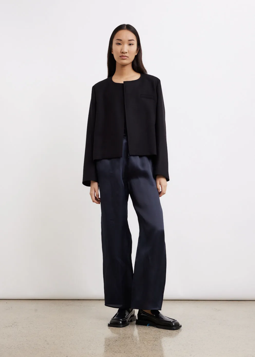 Cropped Wool Jacket