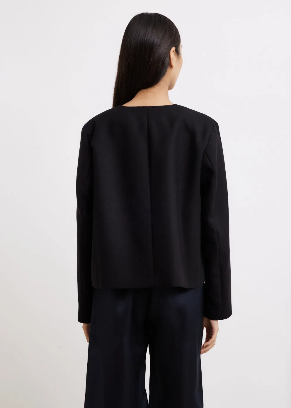 Cropped Wool Jacket