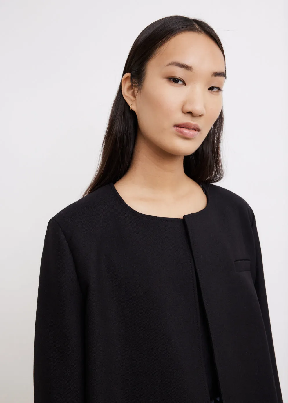 Cropped Wool Jacket