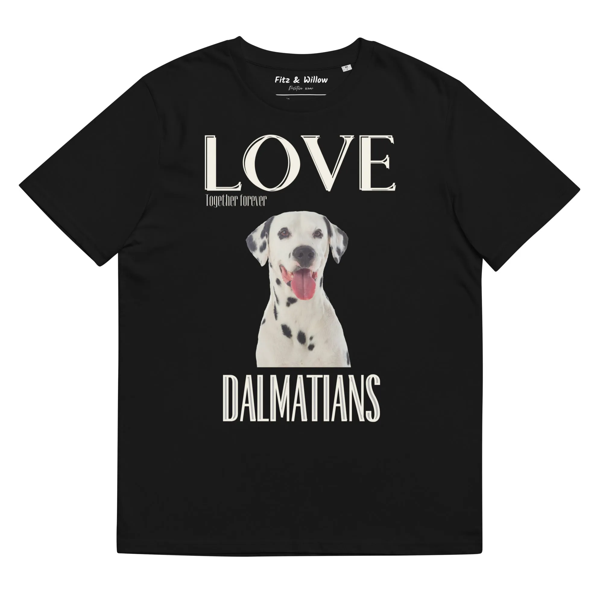 Dalmatian lovers organic cotton t-shirt