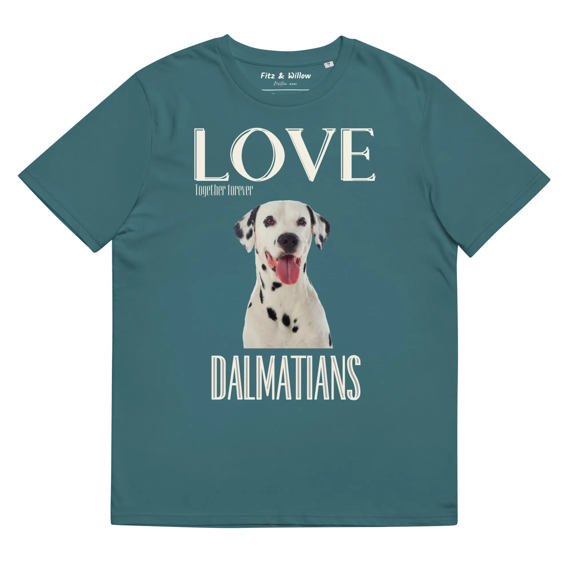 Dalmatian lovers organic cotton t-shirt